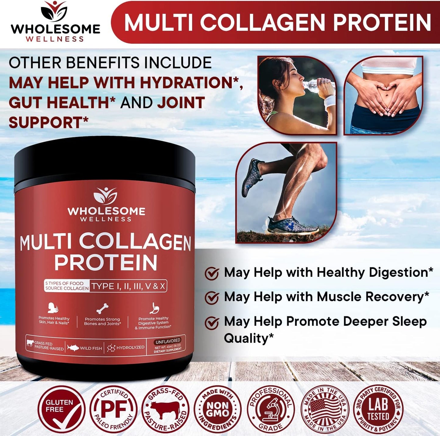 Multi Collagen Protein Powder Hydrolyzed