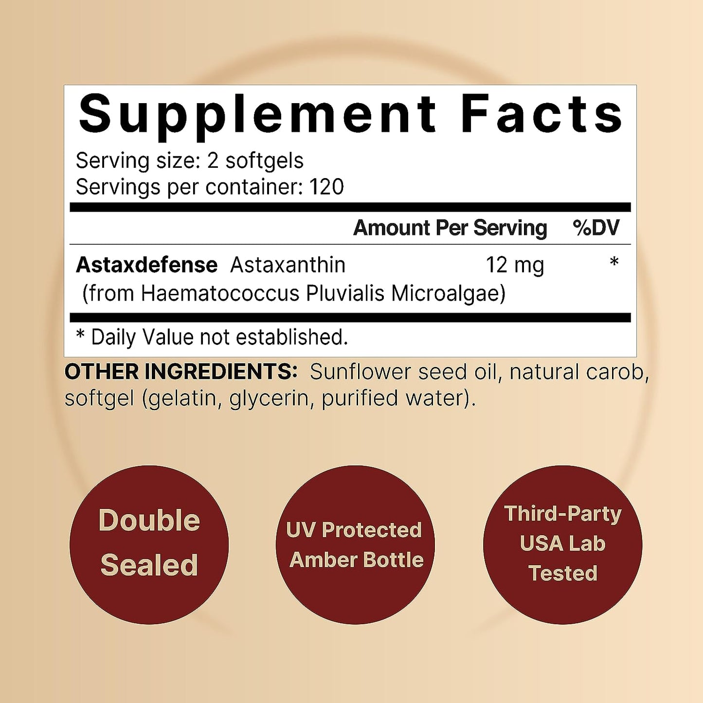 NatureBell Astaxanthin  240 Softgels