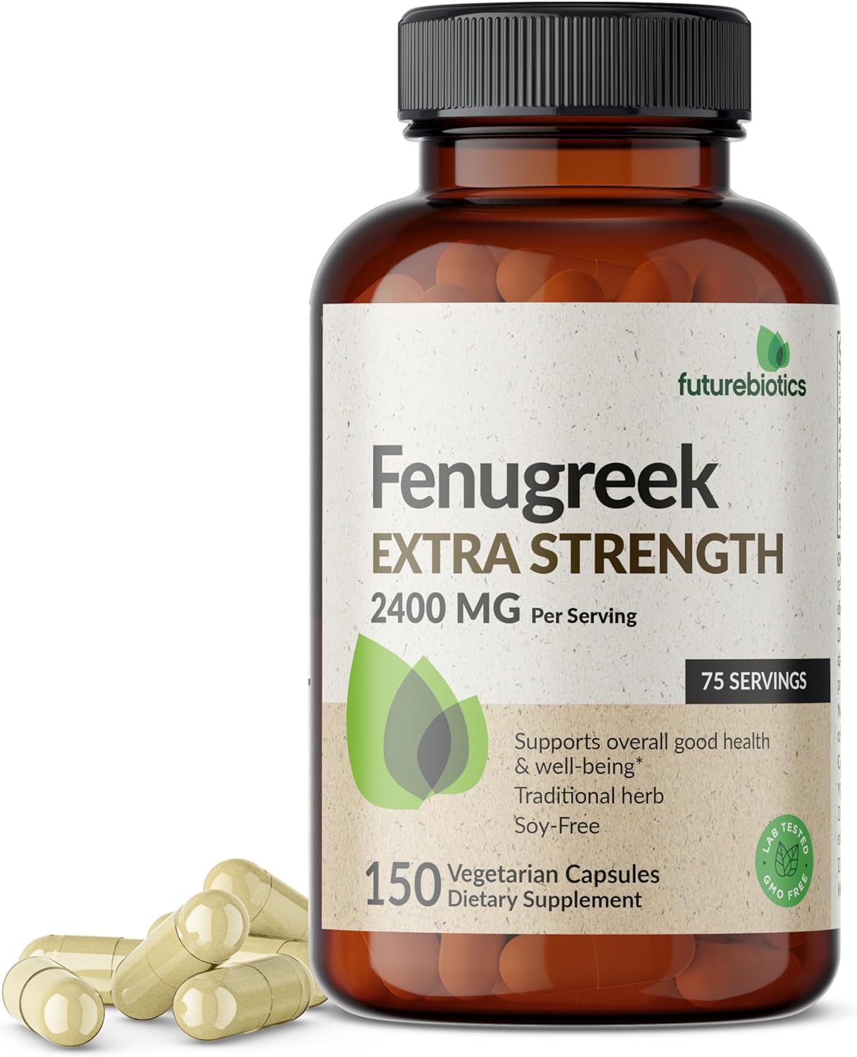 Futurebiotics Fenugreek Extra Strength 150 Vegetarian Capsules