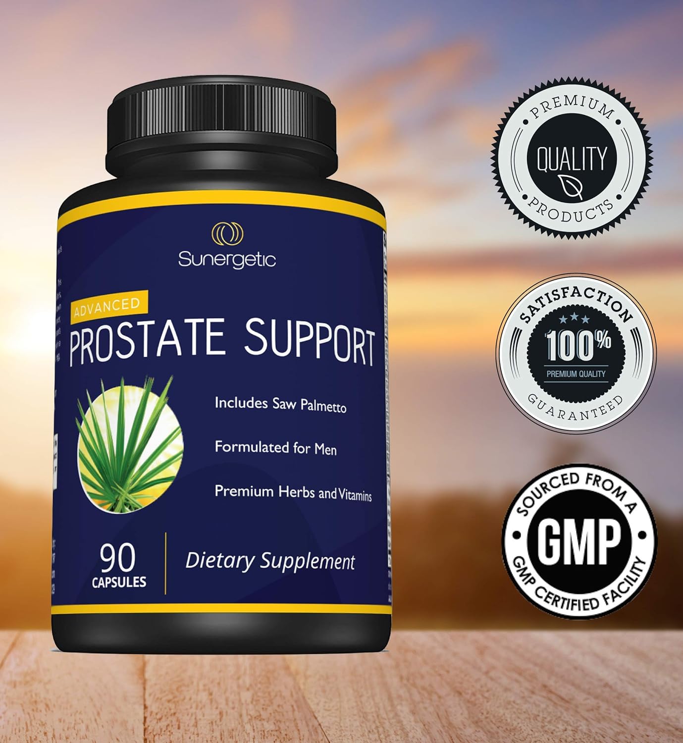 Sunergetic Premium Prostate Supplement – 90 Capsules