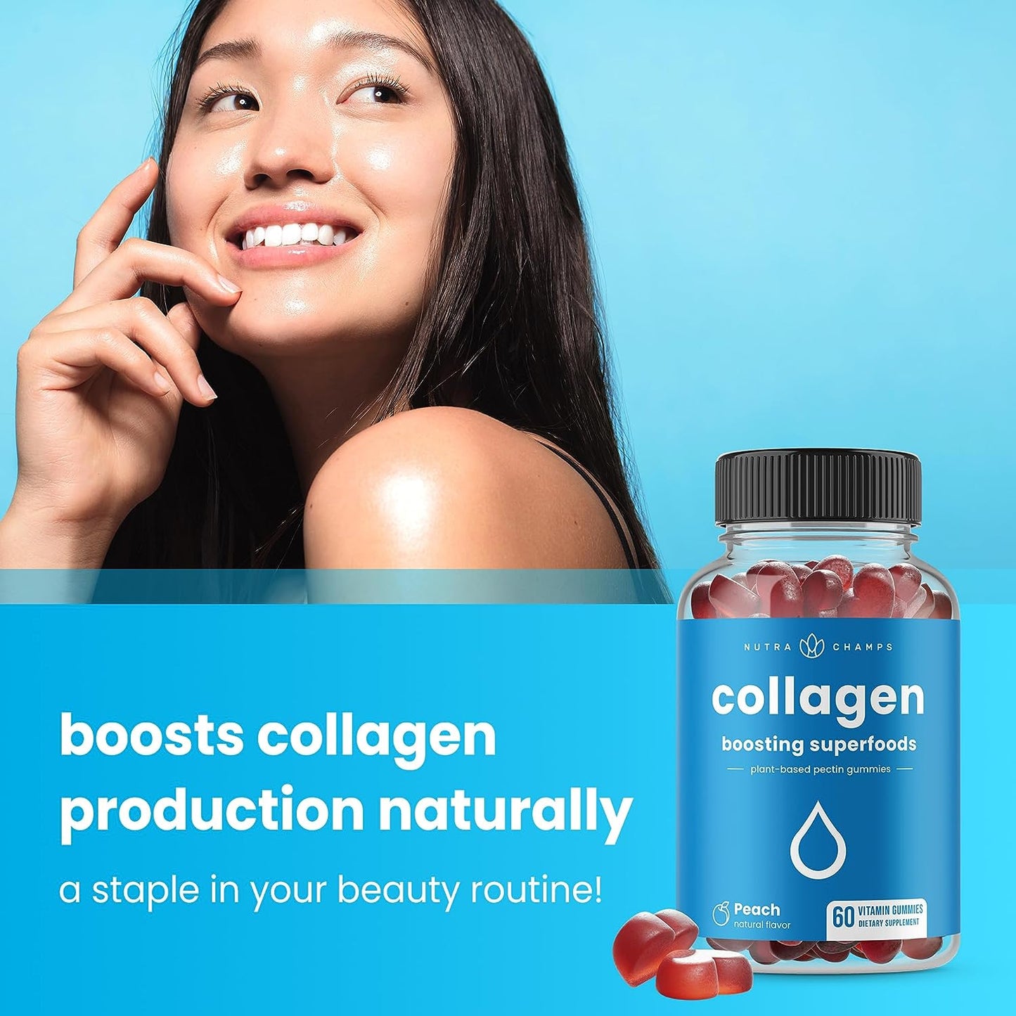 Collagen Boosting Gummies 60 gummies