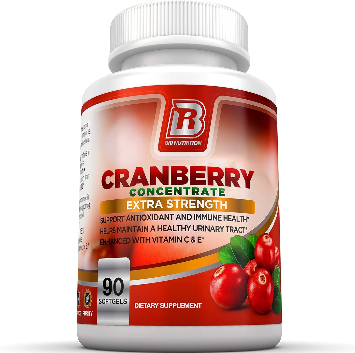 BRI Nutrition 3X Strength  Maximum Strength Cranberry 90 Softgels