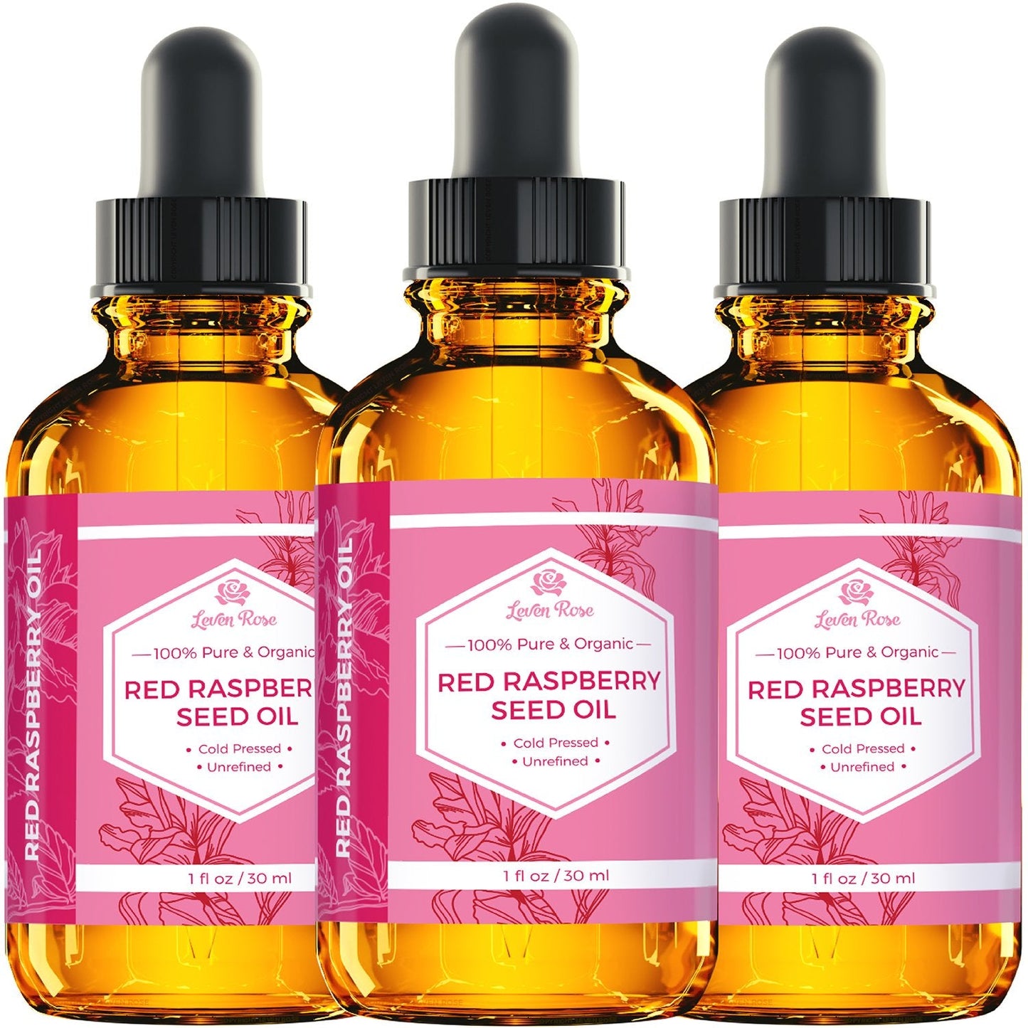 Leven Rose Red Raspberry Seed Oil Organic