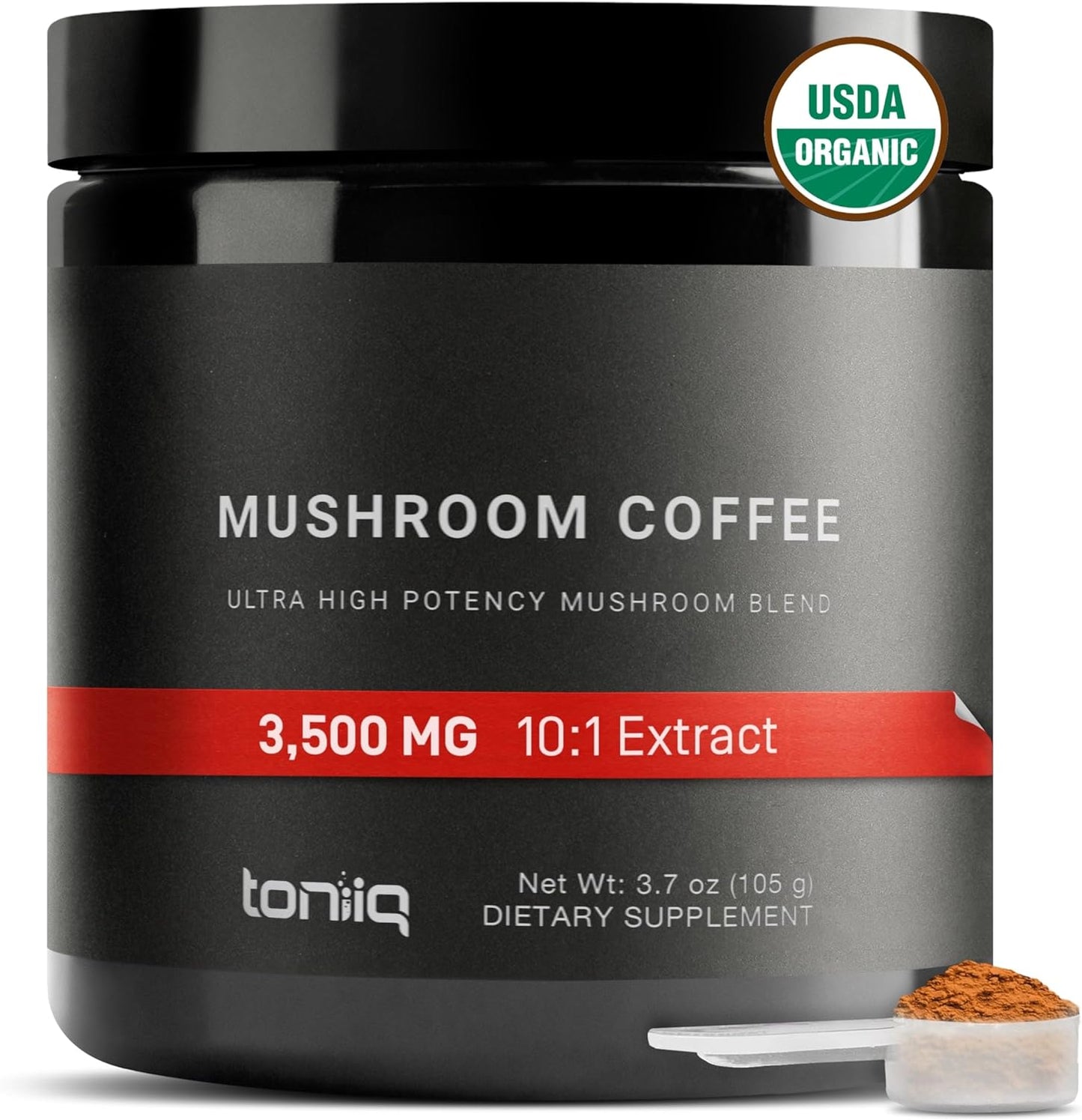 Ultra Concentrated Organic Mushroom Coffee 3,500mg 3.7 oz