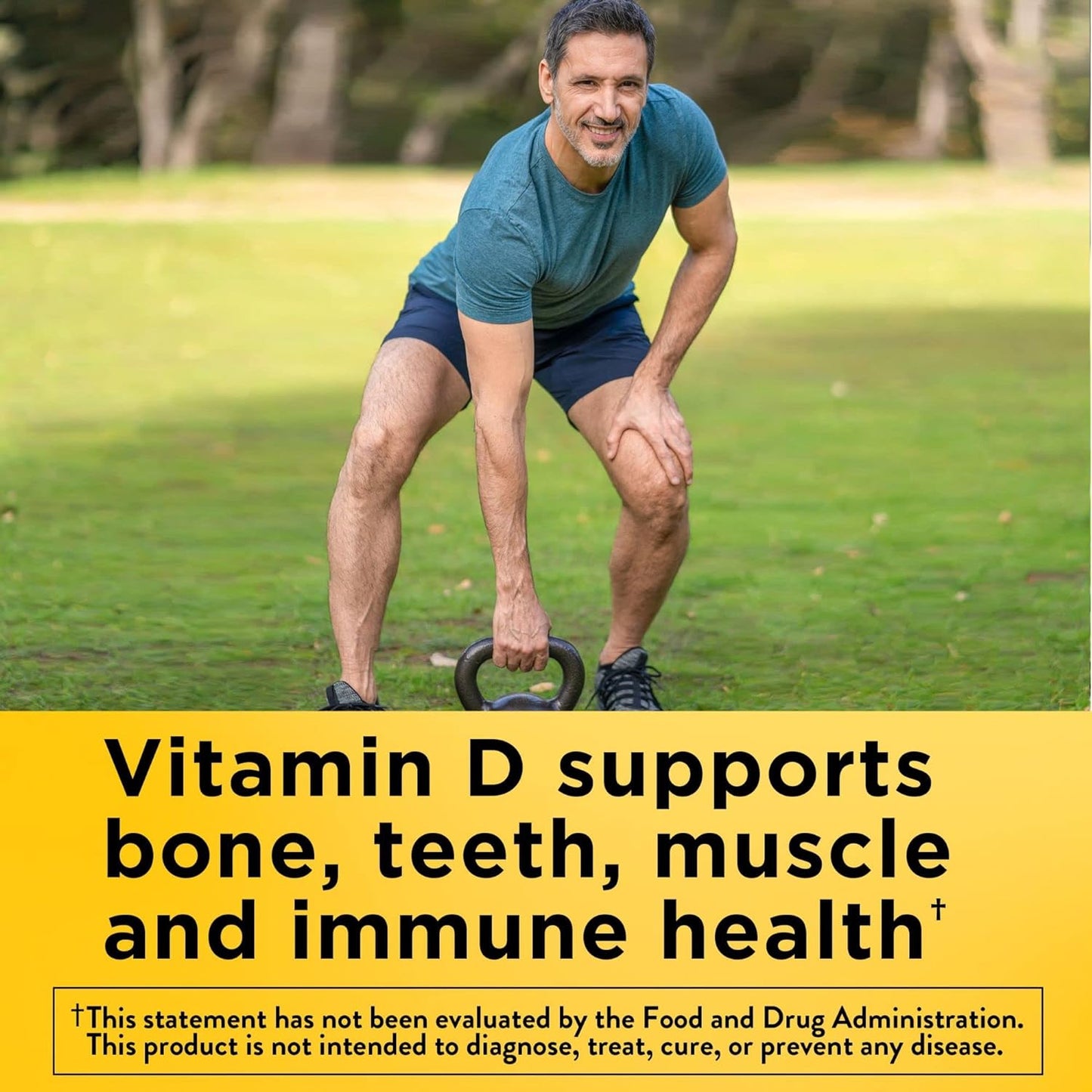 Nature Made Vitamin D3 K2, 5000 IU (125 mcg) 30 Softgels