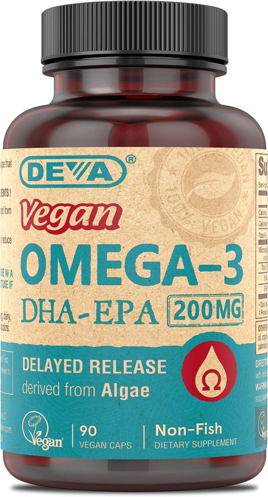 Deva Nutrition Deva Vegan DHA-EPA Delayed Release 90 Count