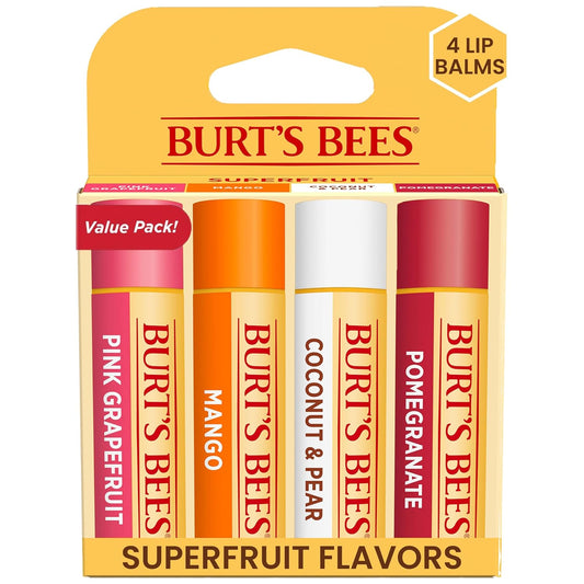 Burt's Bees Lip Balm -  4 Tubes, 0.15 oz.