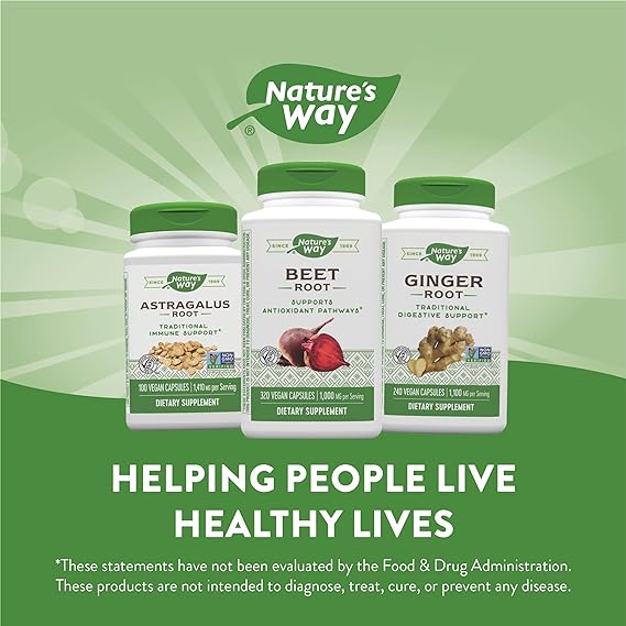 Nature's Way Beet Root, Supports Antioxidant pathways ,320 Capsules