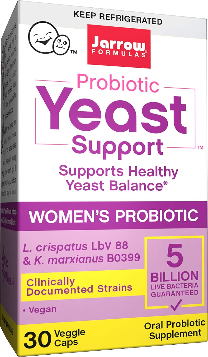 Jarrow Formulas Yeast Support Probiotic 30 veggie caps