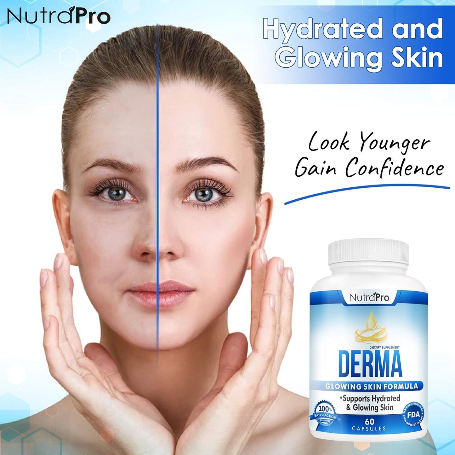 Dermal Repair Complex for Hydrated, Glowing Skin – 60 capsules