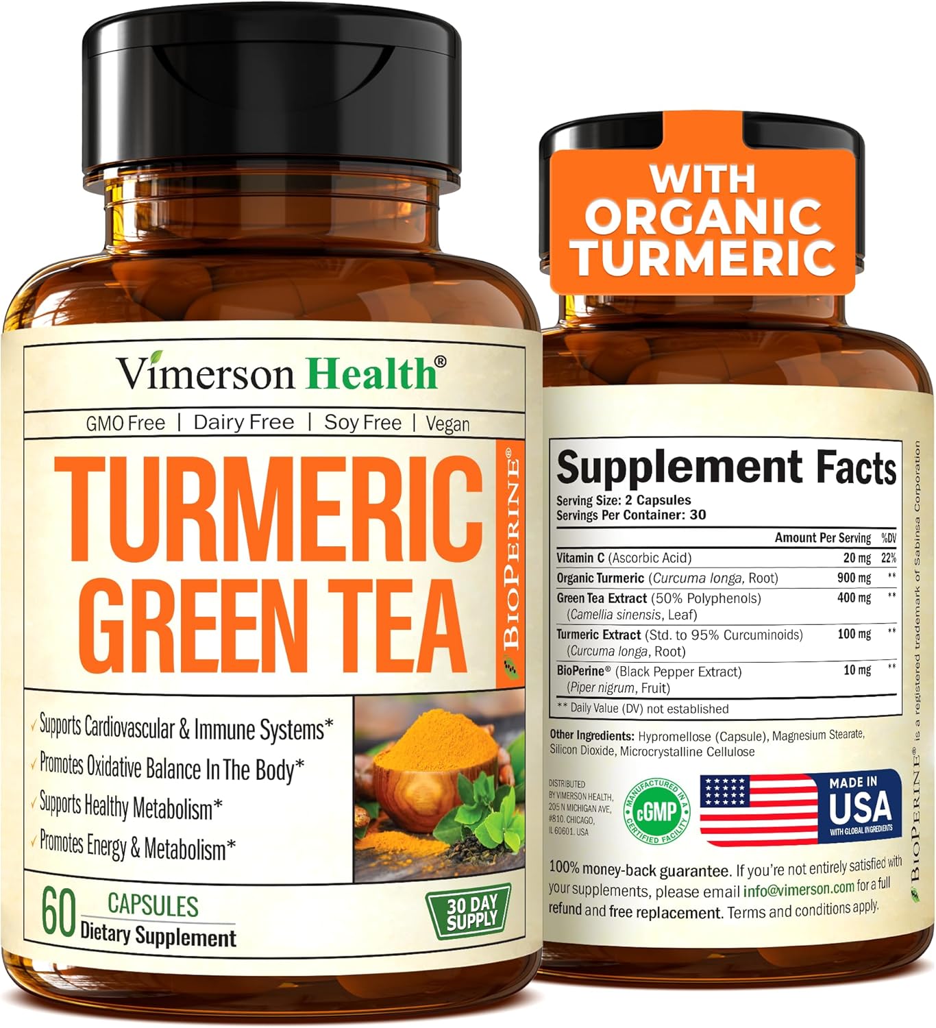 Green Tea Extract -  60 Capsules