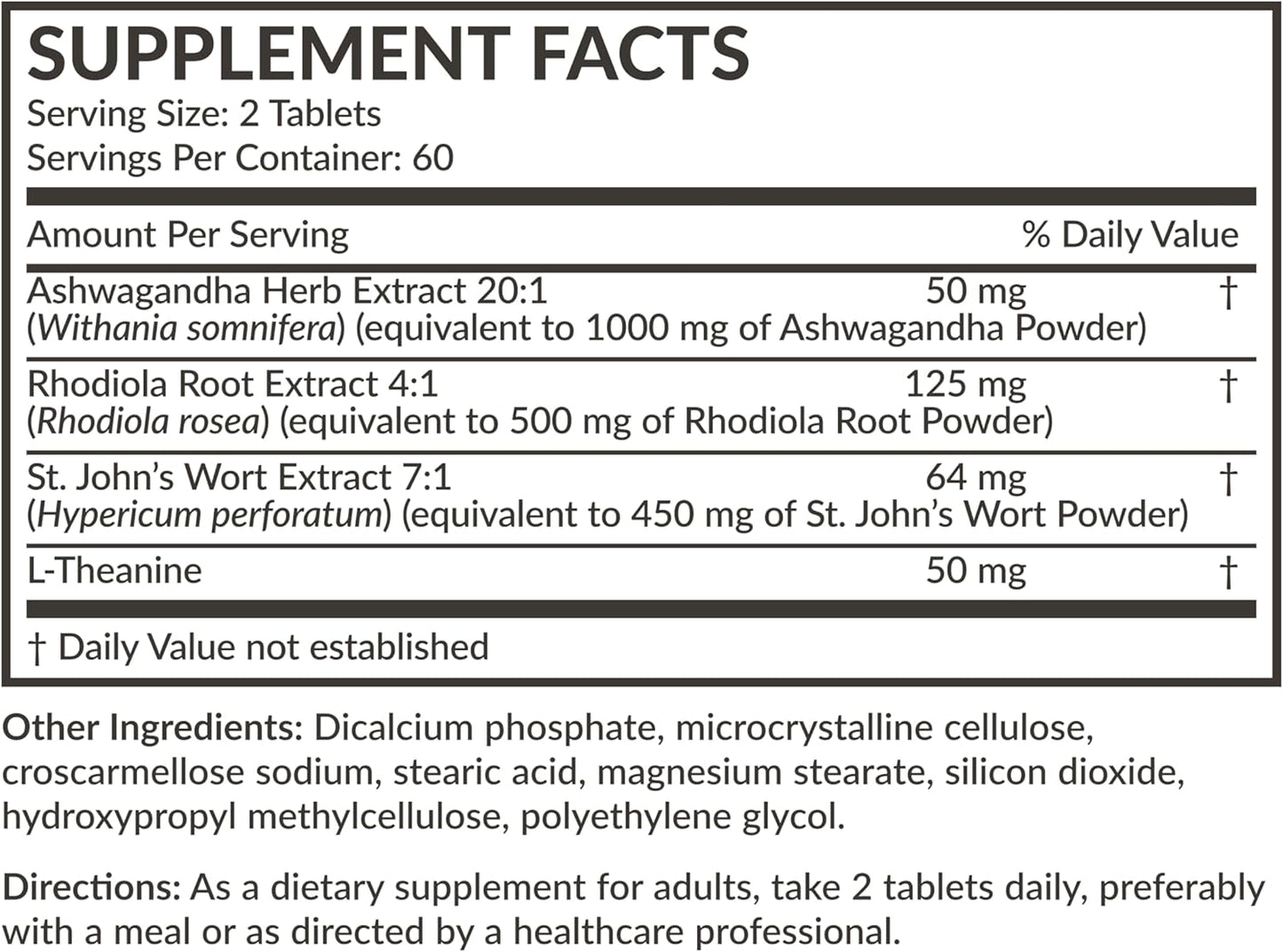 Futurebiotics Chill Pill + Ashwagandha, Rhodiola 120 Vegetarian Tablets