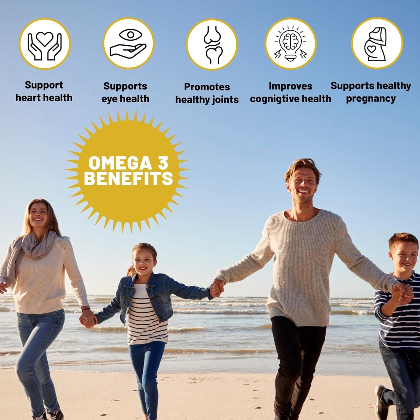 Vegan Vitality Vegan Omega 3  Alage oil 60 softgels count