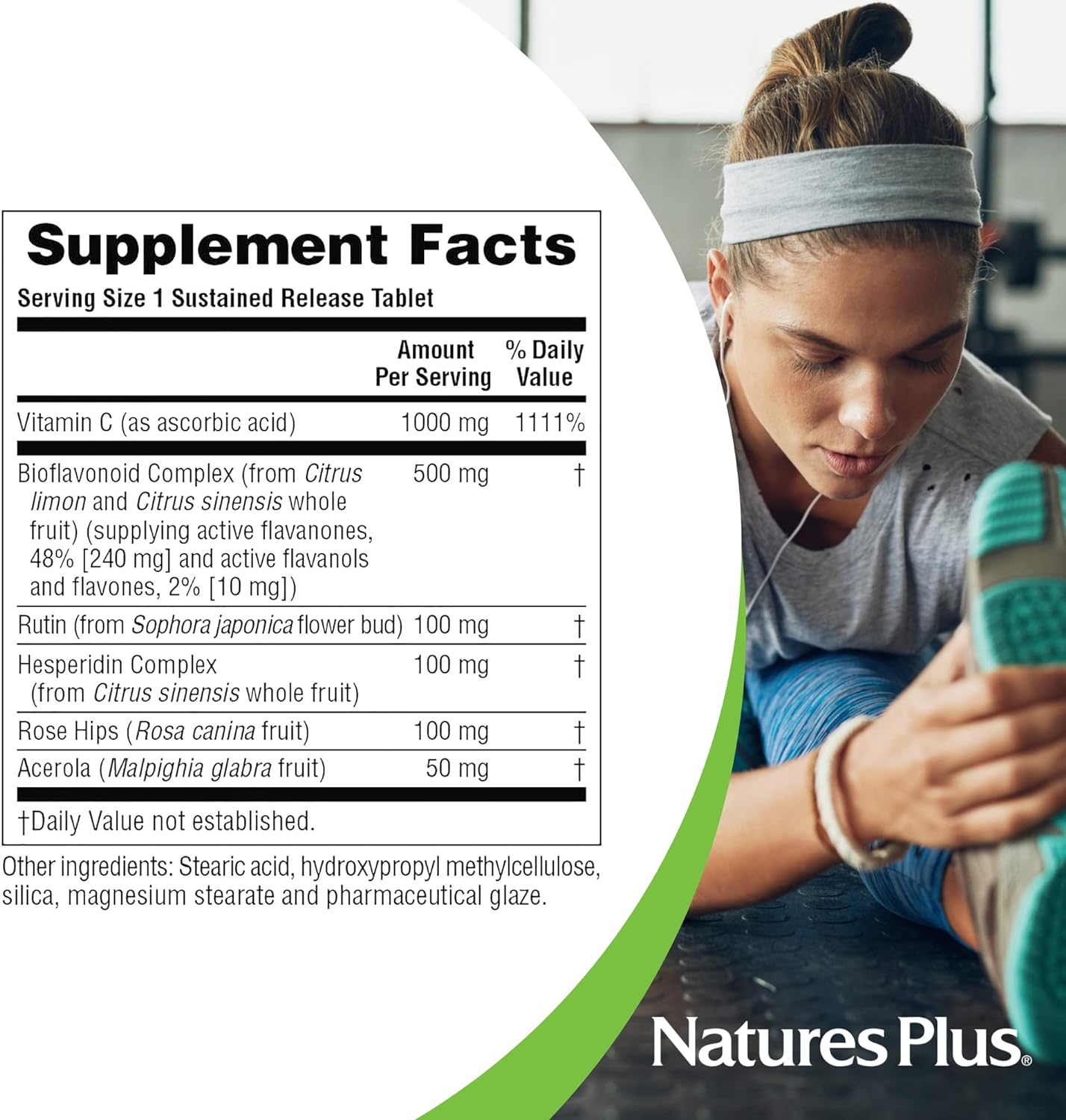 Nature's Plus Super C Complex Sustained Release - 180 Tablets