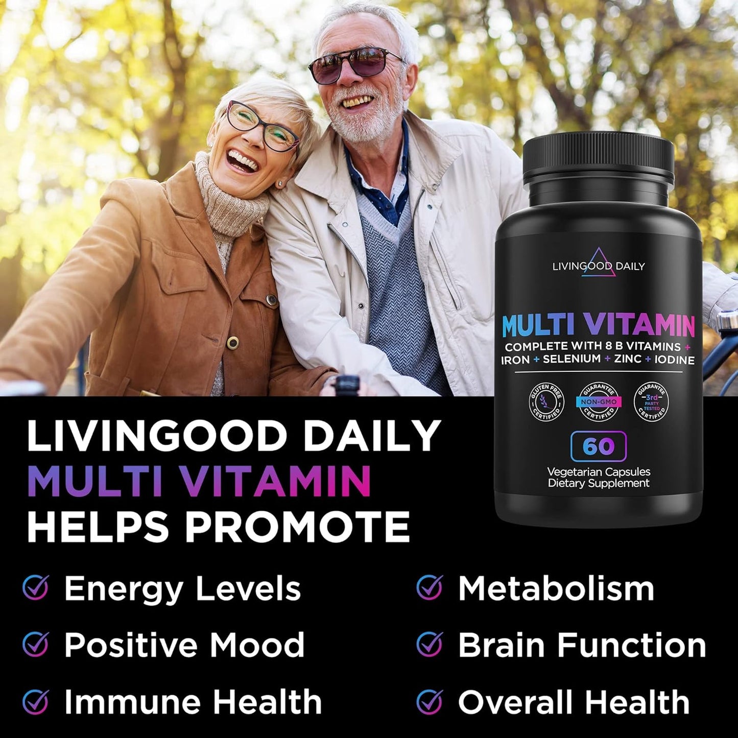 Livingood Daily Multi Vitamin - 60 Capsules