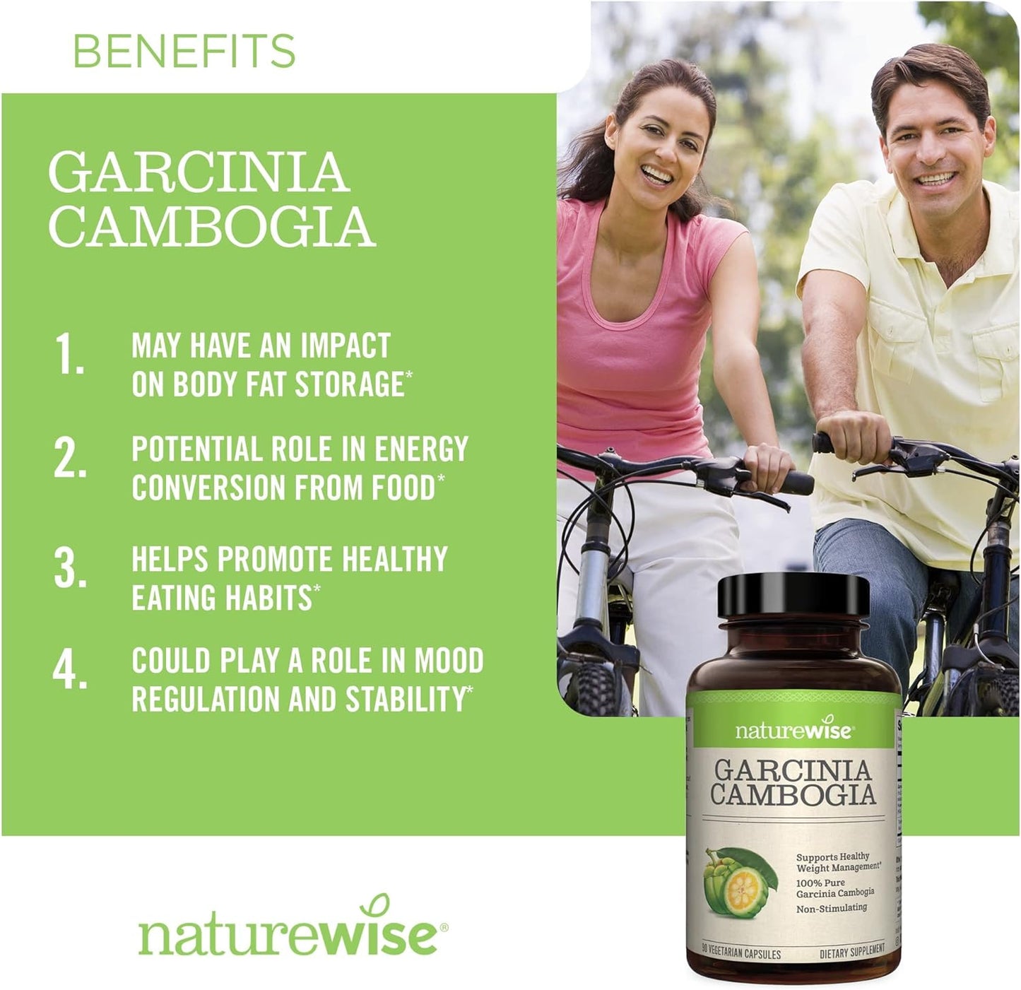 Naturewise Garcinia Cambogia  90 Capsules