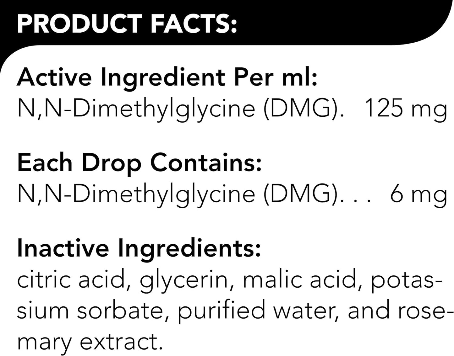 VETRISCIENCE Vetri DMG Liquid, 30mL Dropper - Watery Eyes, and Performance for Dogs and Cats