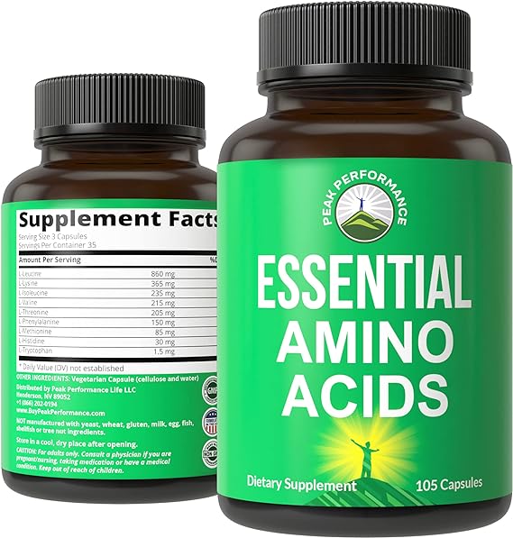 All 9 Essential Amino Acids Supplement