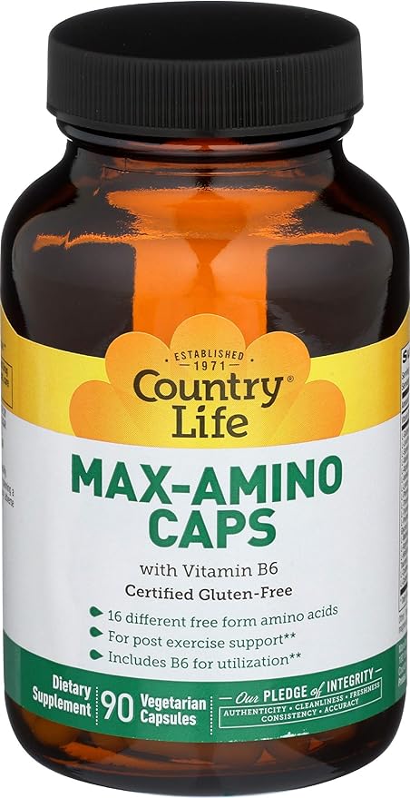 Country Life Maxi-Amino with 16 Free Form Amino Acids,