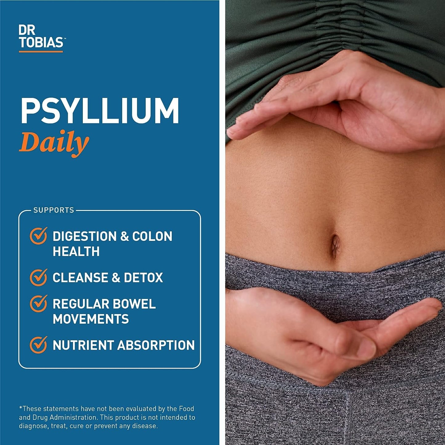 Dr. Tobias Psyllium Daily  180 Capsules