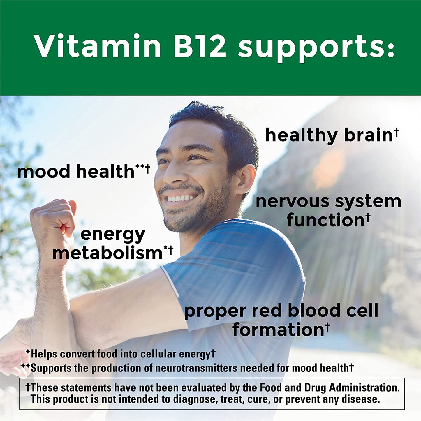 Nature Made Vitamin B12 1000 mcg, Dietary Supplement for Energy Metabolism Support 90 Softgels