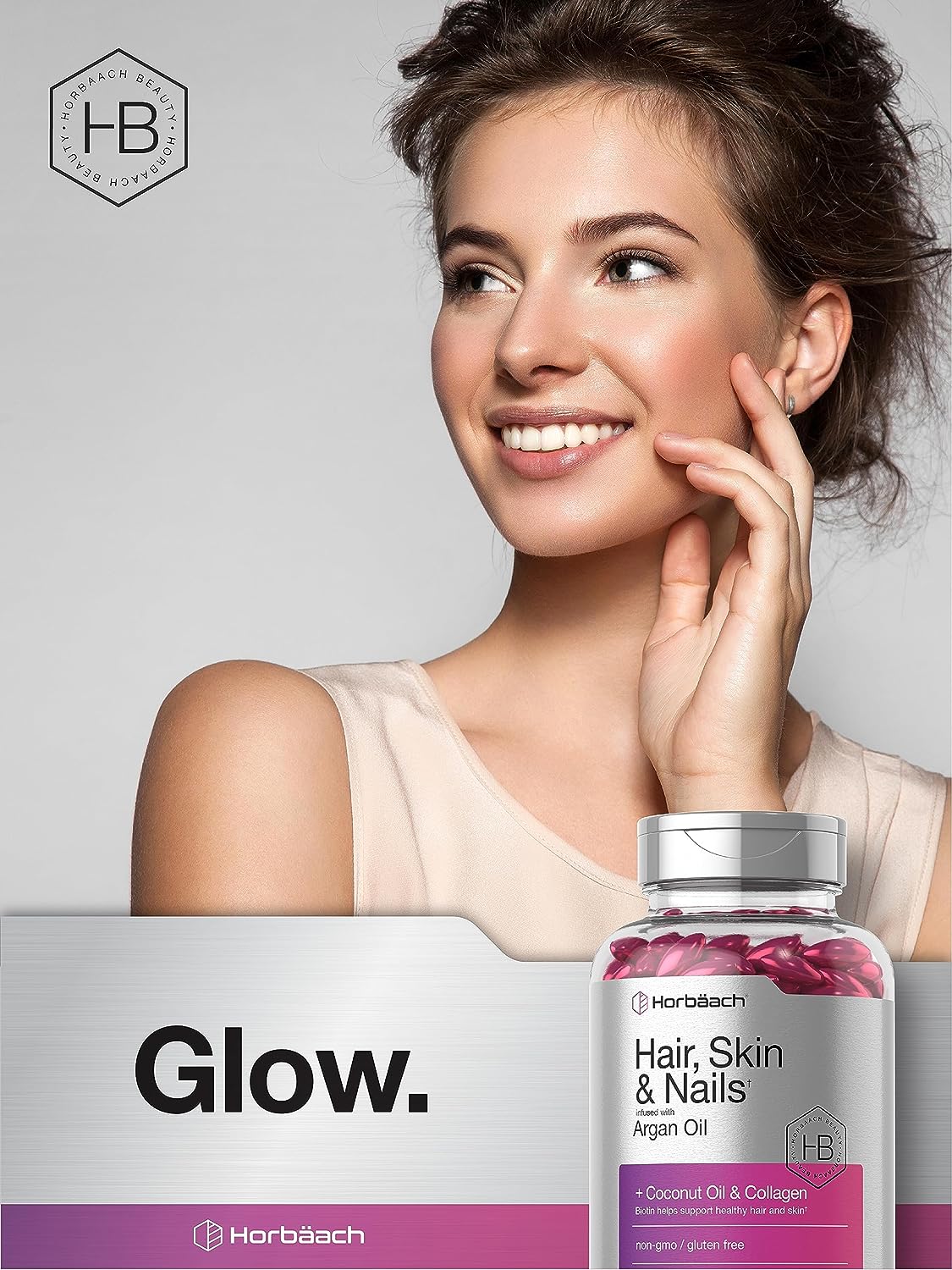 Hair Skin and Nails Vitamins | 300 Softgels