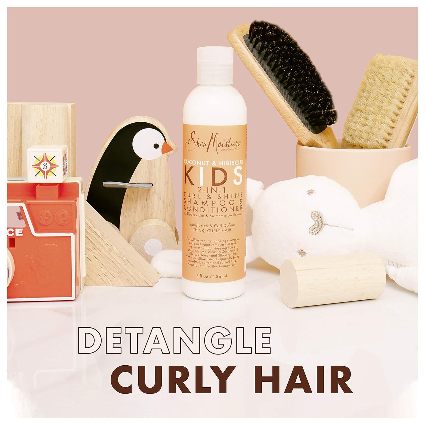 Sheamoisture Kids Extra Moisturizing Detangler for Curly Hair Coconut and Hibiscus