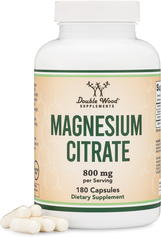 Magnesium Citrate Capsules 180 Capsules