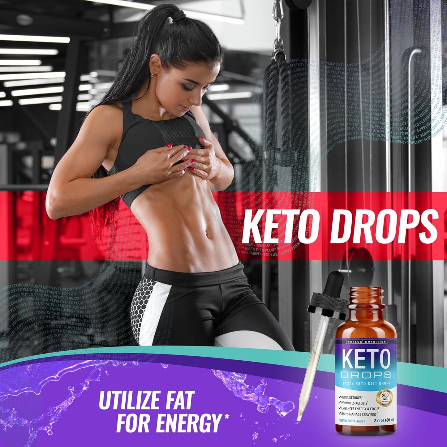 Keto Diet Drops Weight Loss Ketogenic Supplement