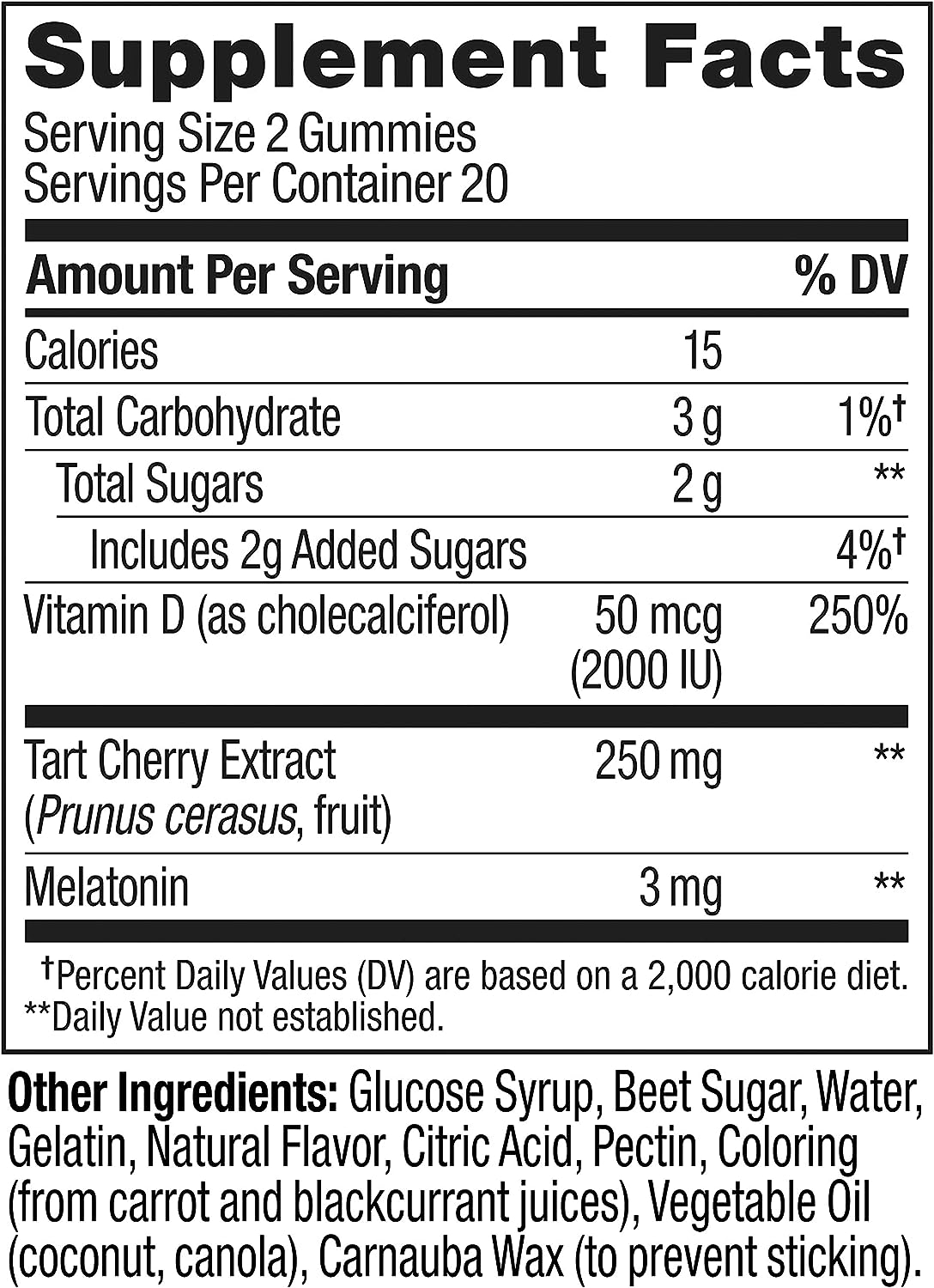 OLLY Muscle 3mg Melatonin, Tart Cherry, Vitamin D, Berry Flavor - 40 Count