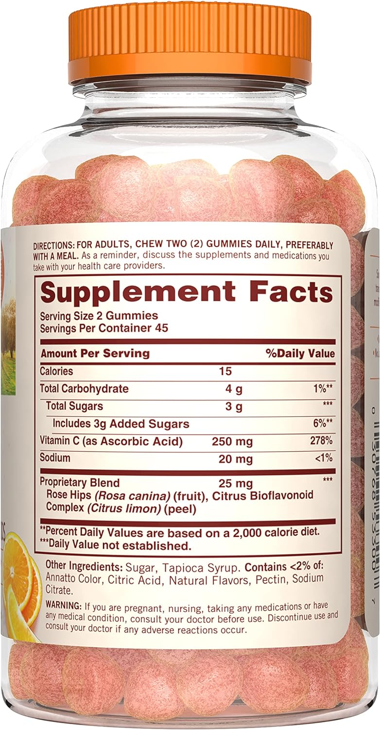 Nature's Bounty Sundown Vitamin C Gummies , 90 Count