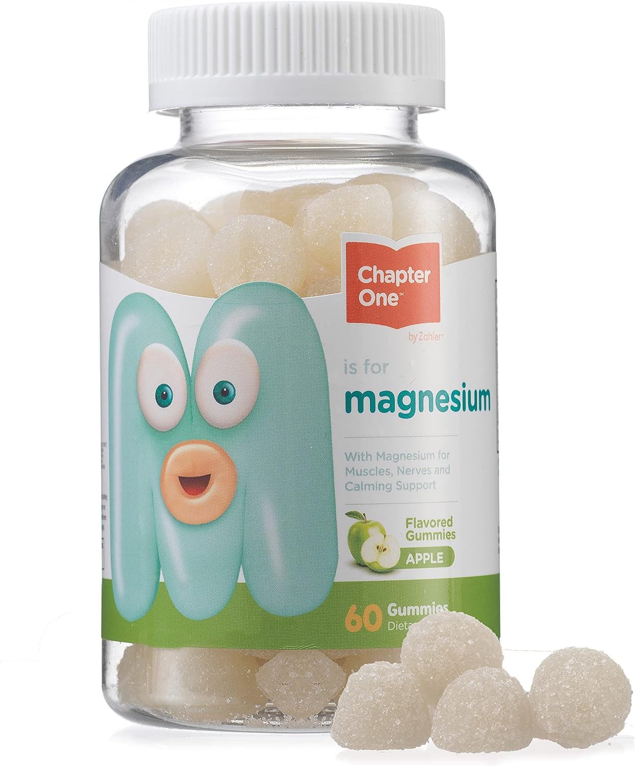 Chapter One Magnesium Gummies for Kids & Adults - Natural Calm  60 Gummies