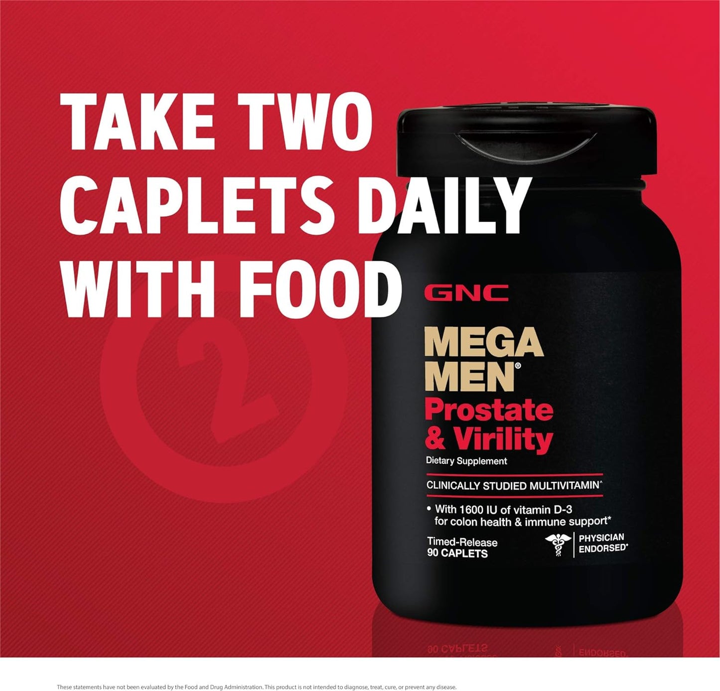 GNC Mega Men Prostate and Virility 90 Caplets