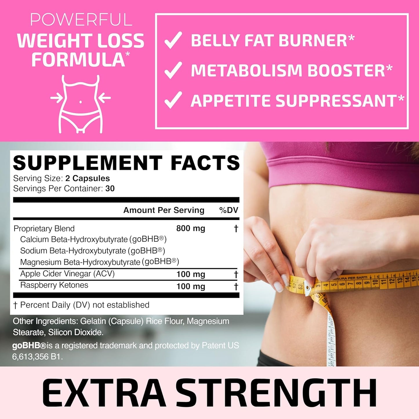 Fat Burners For  Weight Loss Pills for Women Belly Fat  60 capsules