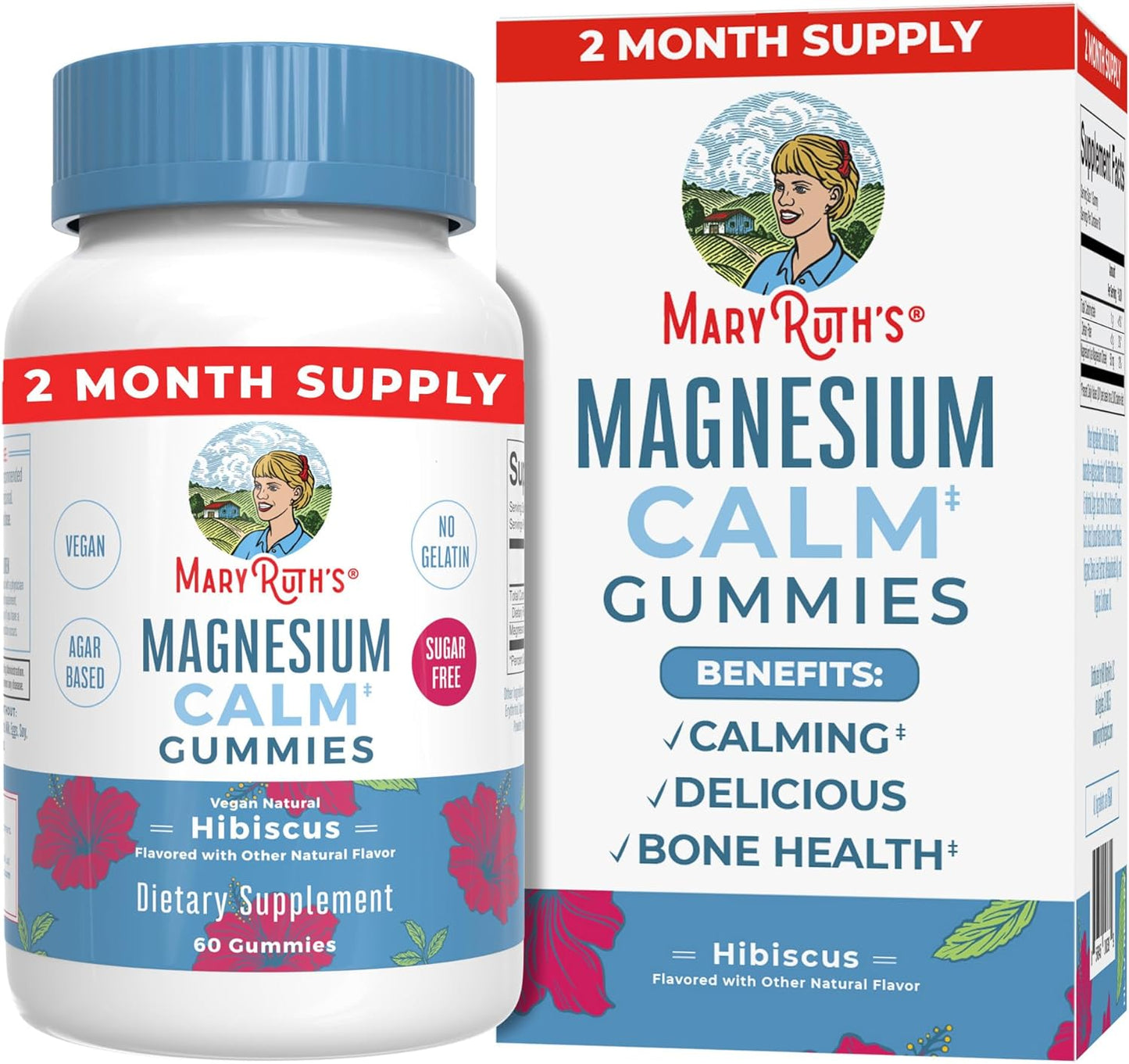 MaryRuth's Magnesium Citrate Gummies 60 Count