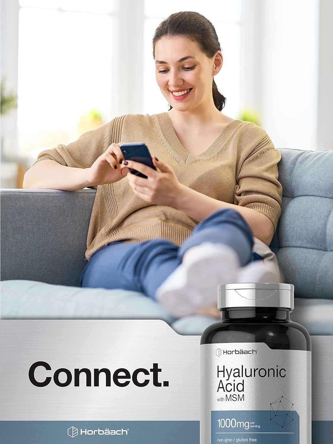 Hyaluronic Acid with MSM 120 Capsules