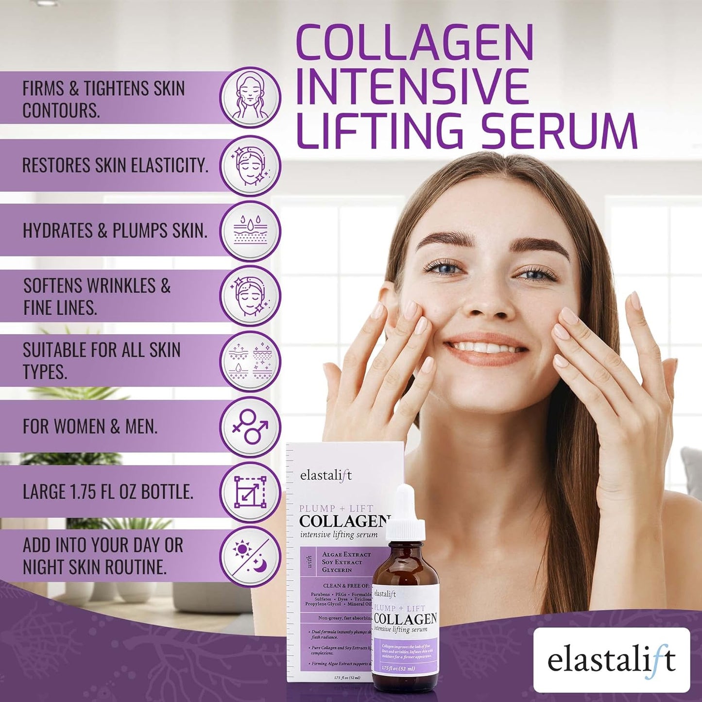 Elastalift Collagen Serum For Face Serum For Skin