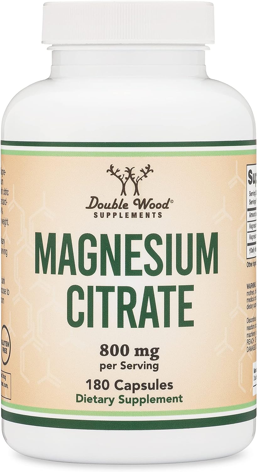 Magnesium Citrate Capsules 180 Capsules