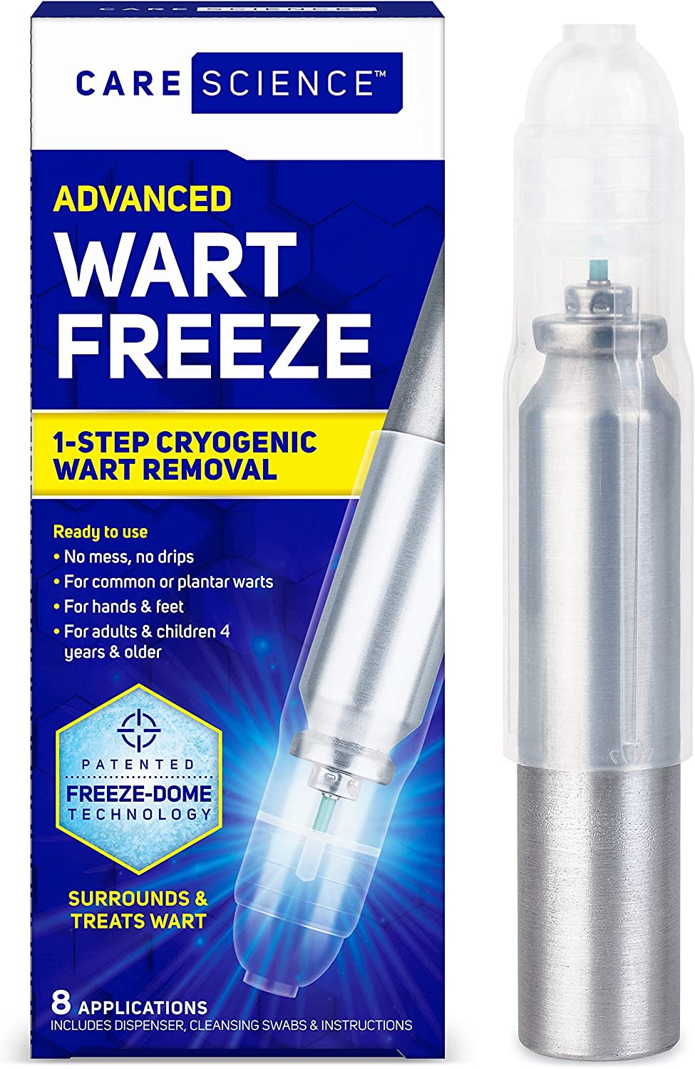 Care Science Wart Remover Freeze, 8 Applications