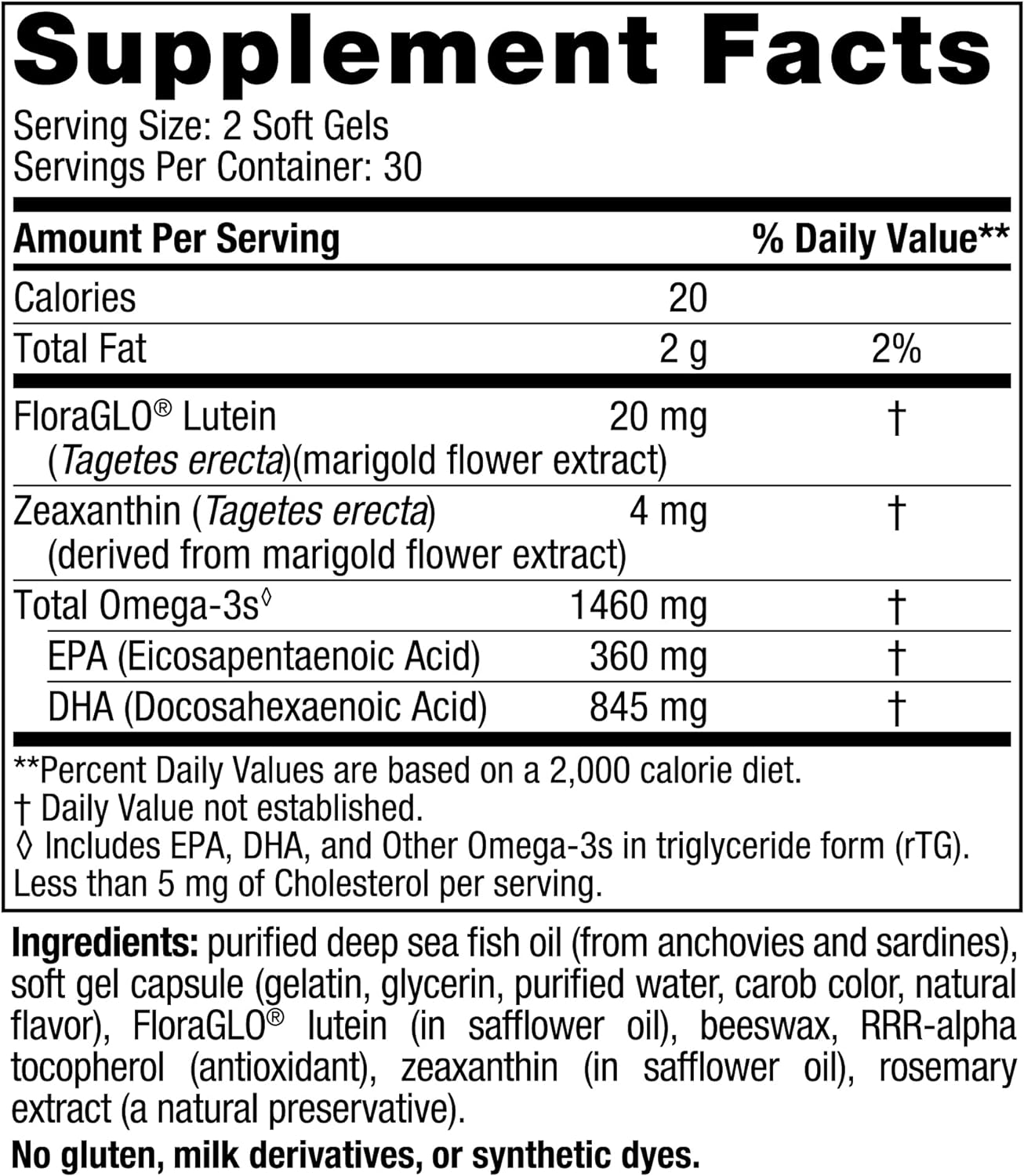 Nordic Naturals Omega Vision, Lemon - 60 Soft Gels