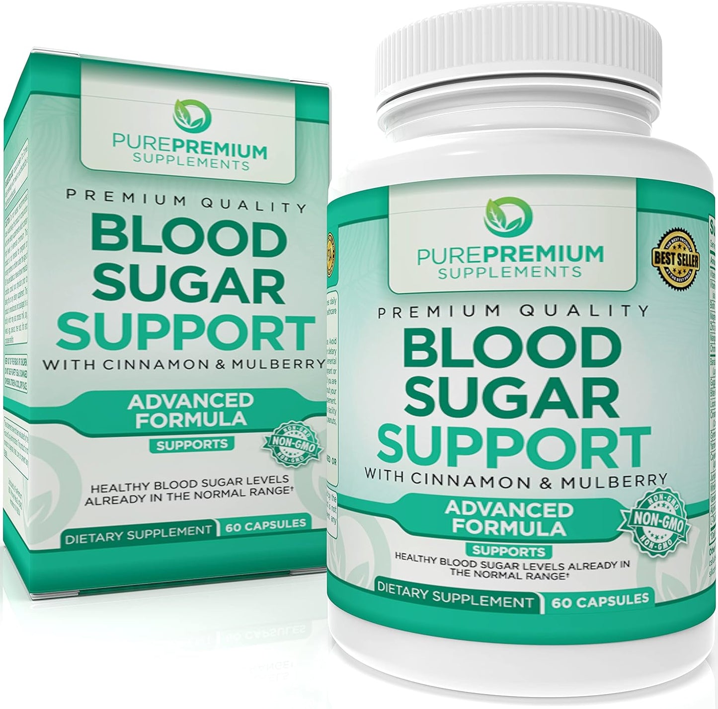 PurePremium Supplements -  with Cinnamon & Mulberry Extract 60 Capsules