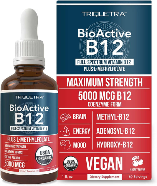 BioActive Vitamin B12 5000 mcg Contains 3 BioActive