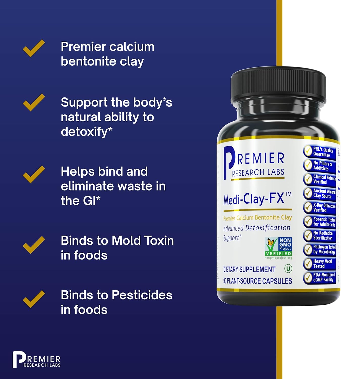 Premier Research Labs Medi-Clay-FX -  60 Capsules