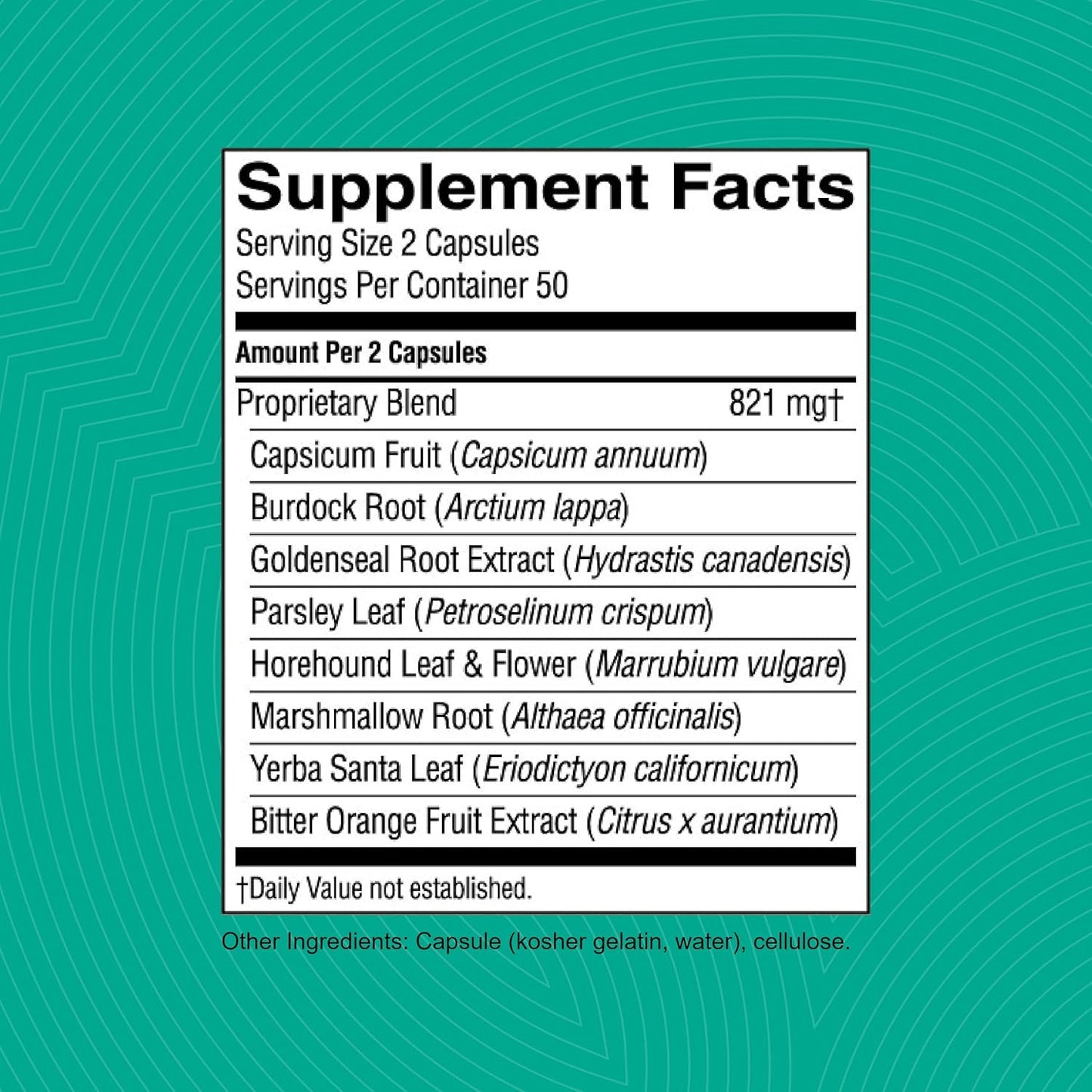 Nature's Sunshine Sinus Support EF, 100 Capsules