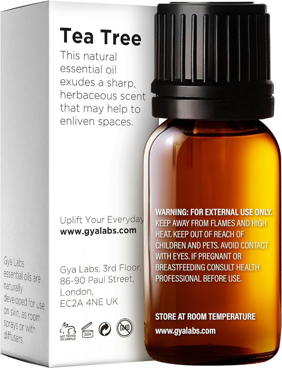 Gya Labs Australian Tea Tree Oil for Skin, Hair, Face & Toenails