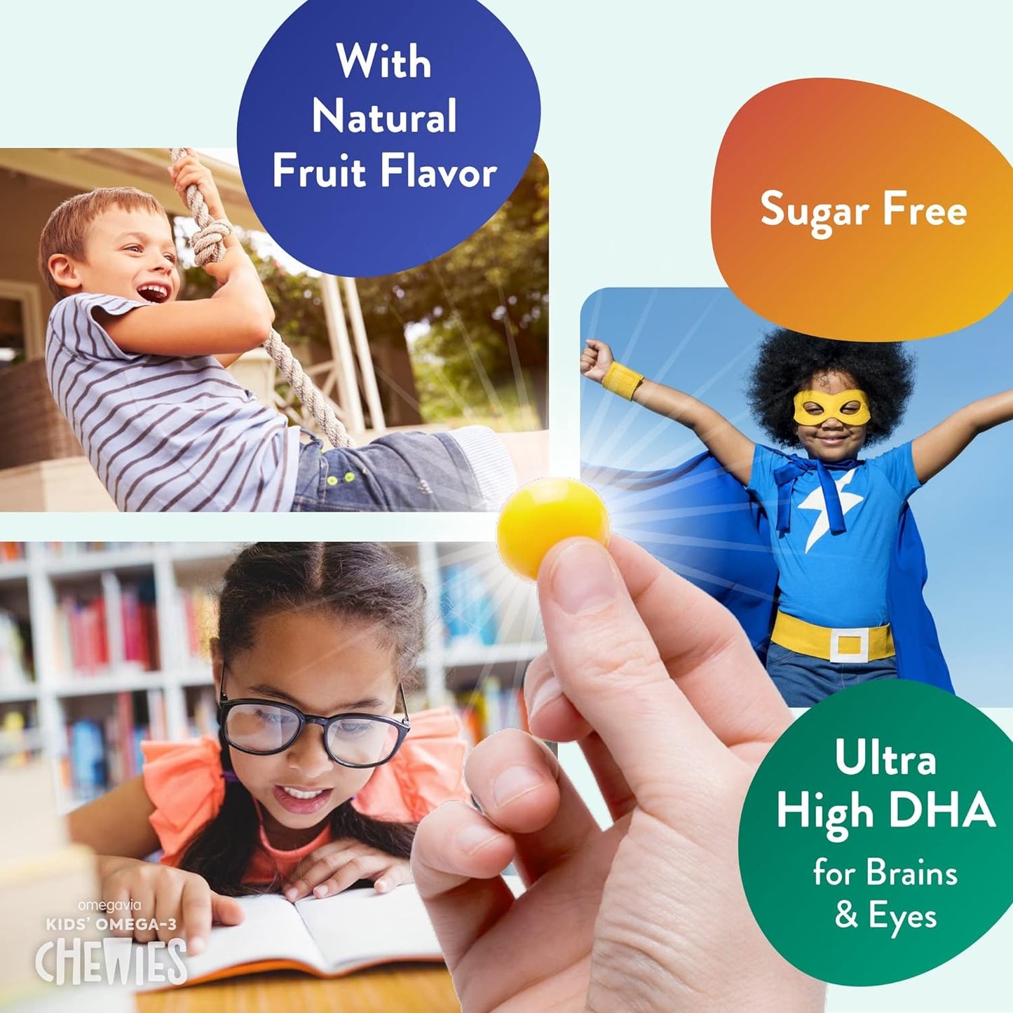 Omega 3 Gummies - Ultra-High DHA Chewable Gel Gummy