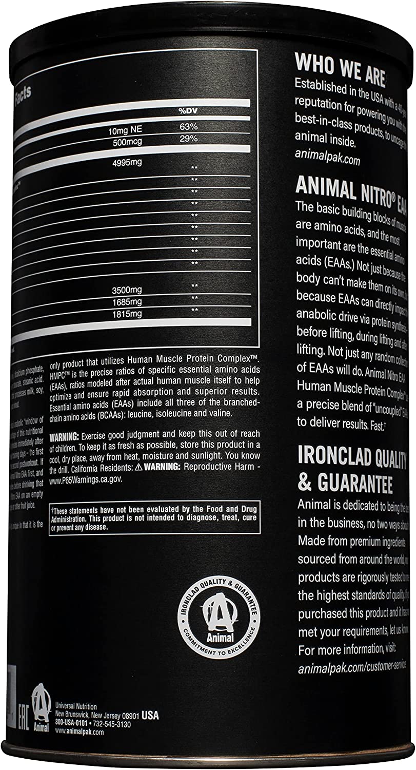 Animal Nitro – Essential Amino Acids with BCAA Supplement 44 Packs