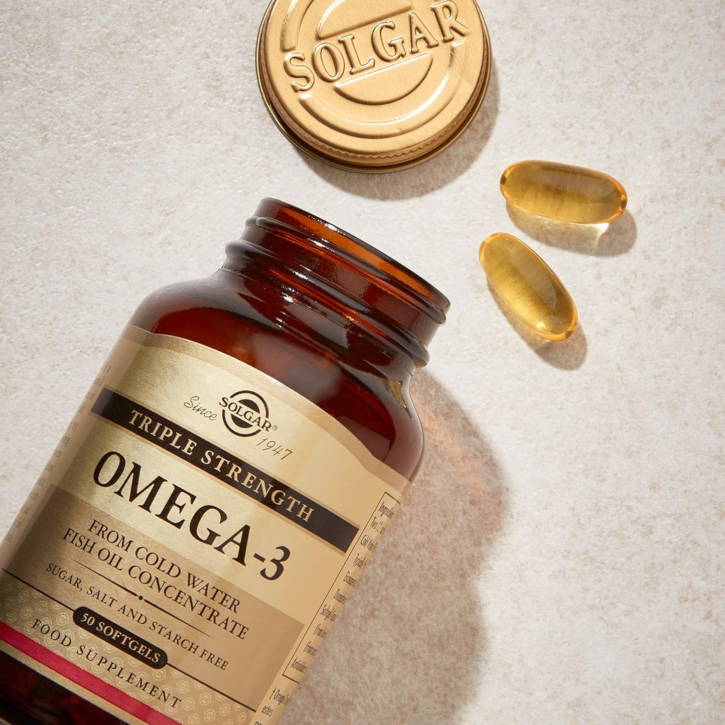 Solgar Triple Strength Omega-3  100 Softgels