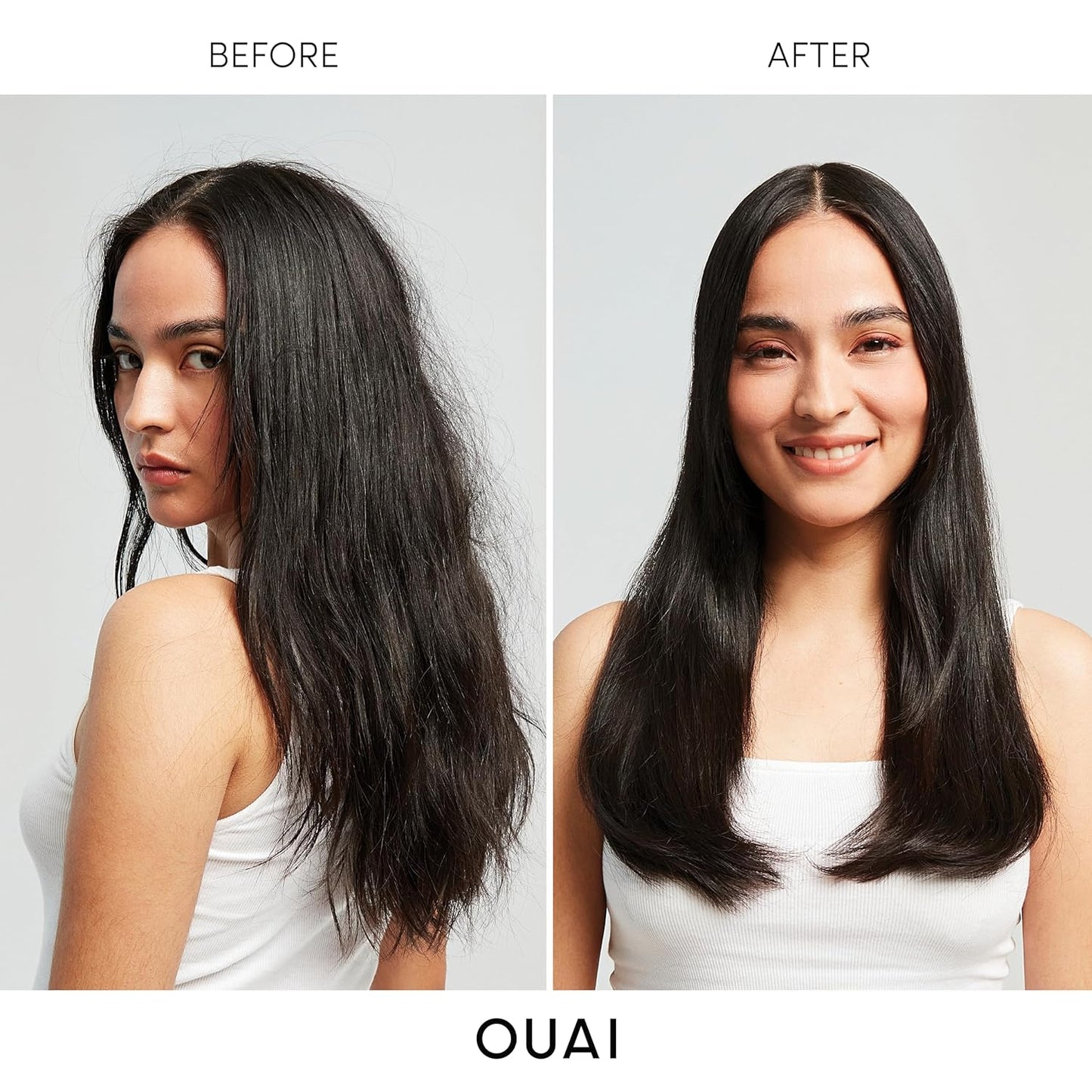 OUAI Leave In Conditioner & Heat Protectant Spray - Prime Hair for Style