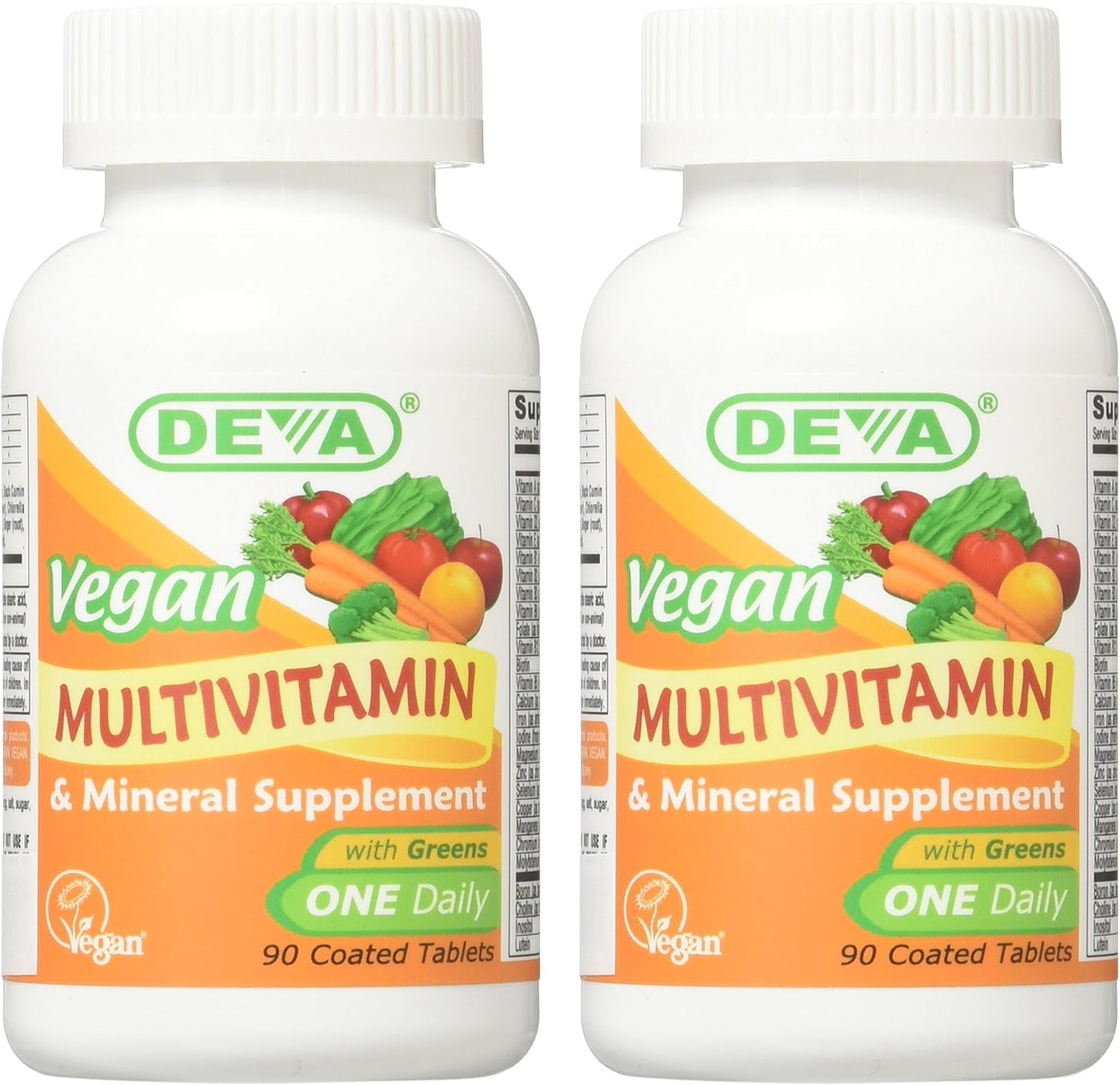 Deva Nutrition Vegan  Multivitamin & Mineral Tablets, 90 Count